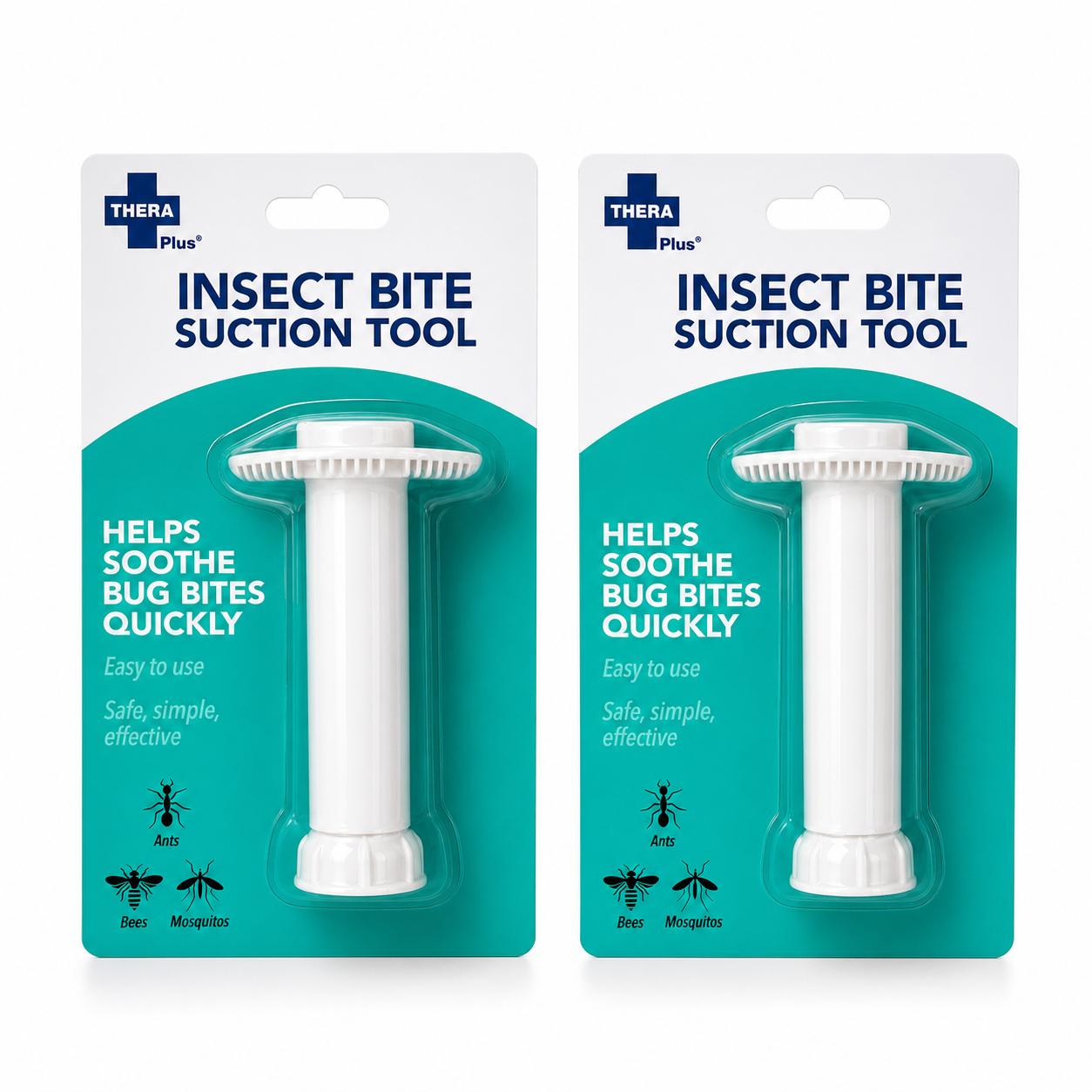 2-Pack Insect Bite Suction Tool Remover for Insect Sting & Bug Bites Thera Plus