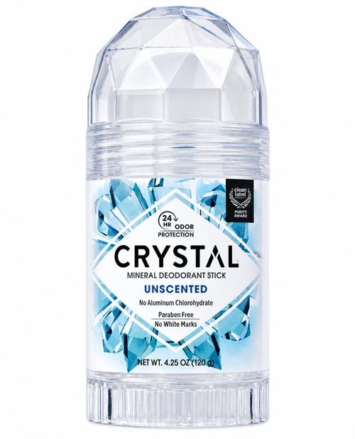 Crystal Mineral Deodorant Stick Unscented - 4.25 oz No Aluminum