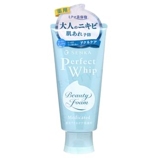 Senka Perfect Whip Medicated Acne Care Beauty Face Foam