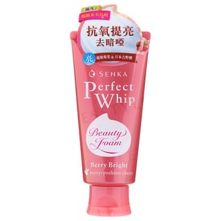 Senka Perfect Whip Berry Bright Beauty Face Foam
