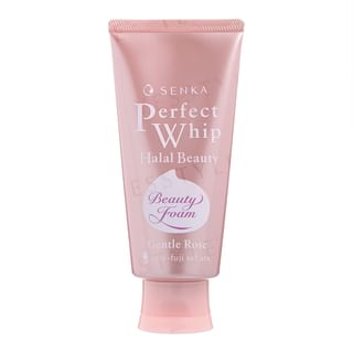 Senka Perfect Whip Halal Beauty Gentle Rose + Fuji Sakura Beauty Face Foam
