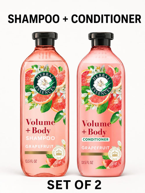 Herbal Essences Bio Renew Haircare - Volume + Body - Grapefruit - Shampoo & Conditioner Set - Net Wt