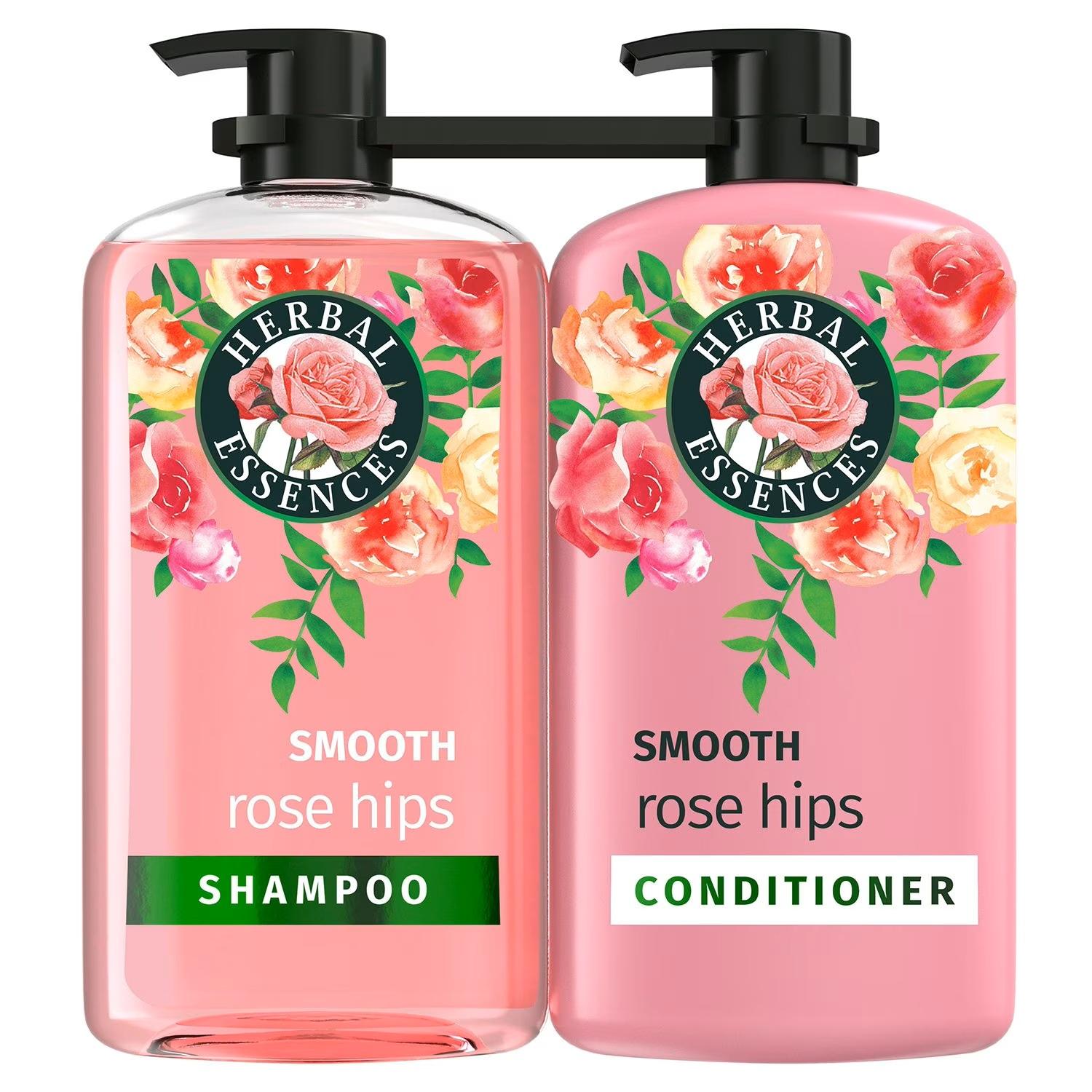 Herbal Essences Smooth Rose Hips Shampoo and Conditioner, 33.8 fl. oz.