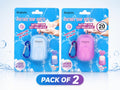 Pack of 2 - Biopure Portable Soap Sheets Scented Pocket Size Case & Keychain (20 sheets each)